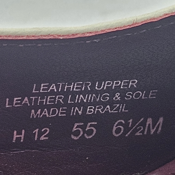 Tory Burch Darlene maroon ivory pump heels 6.5 Vintage shoes Spectator - Picture 11 of 11